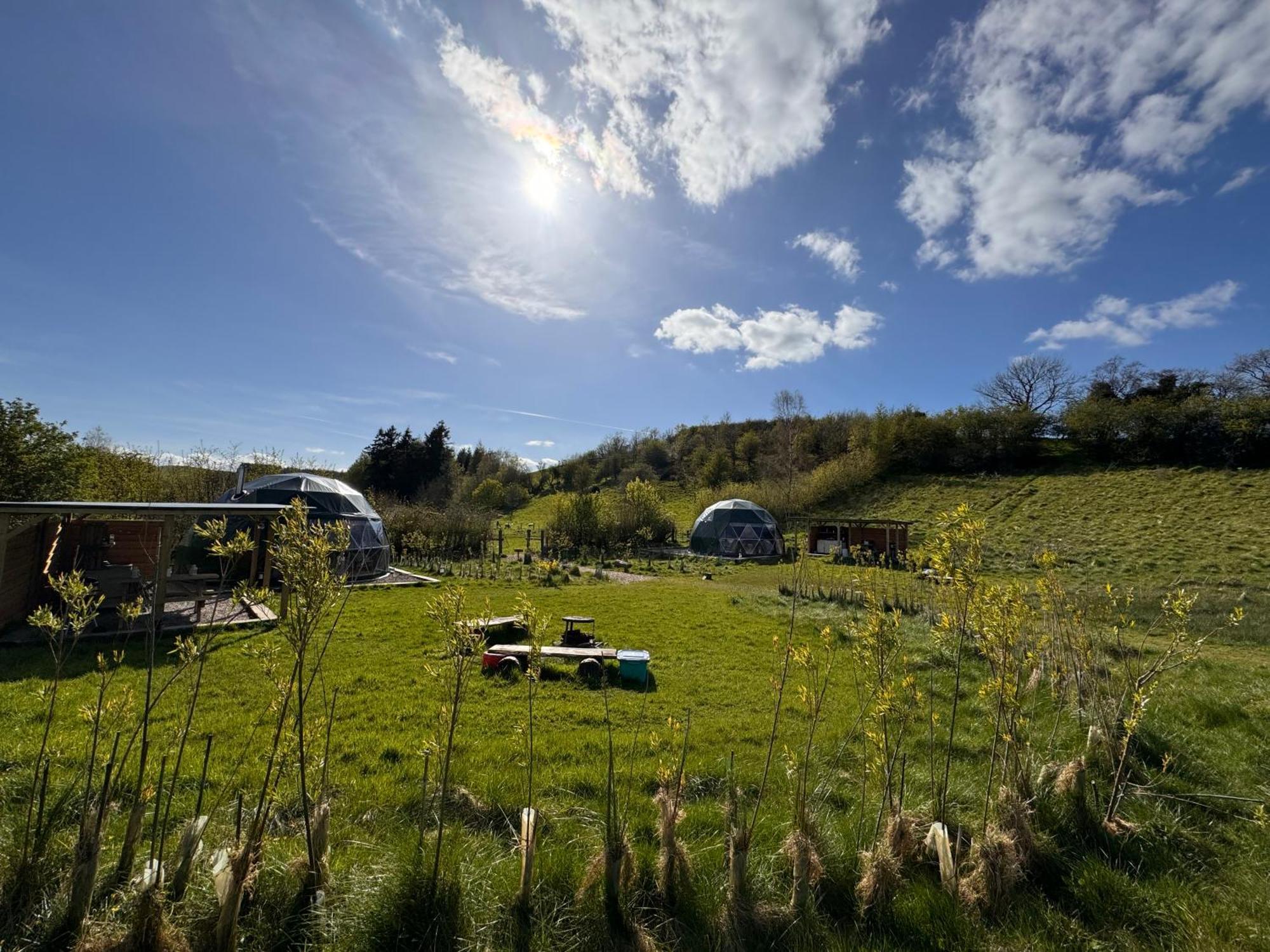 Geodesic Dome Glamping Hotel Llanidloes Ngoại thất bức ảnh